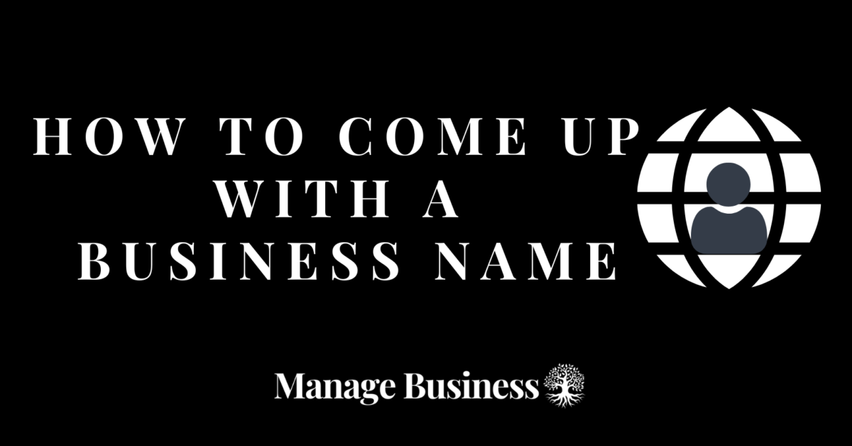 How to come up with a business name